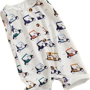 New toddler’s golf romper 12 months